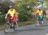 Elnökök kerékpáron