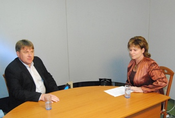 Dr. Szűcs Lajos a televíziós felvételen