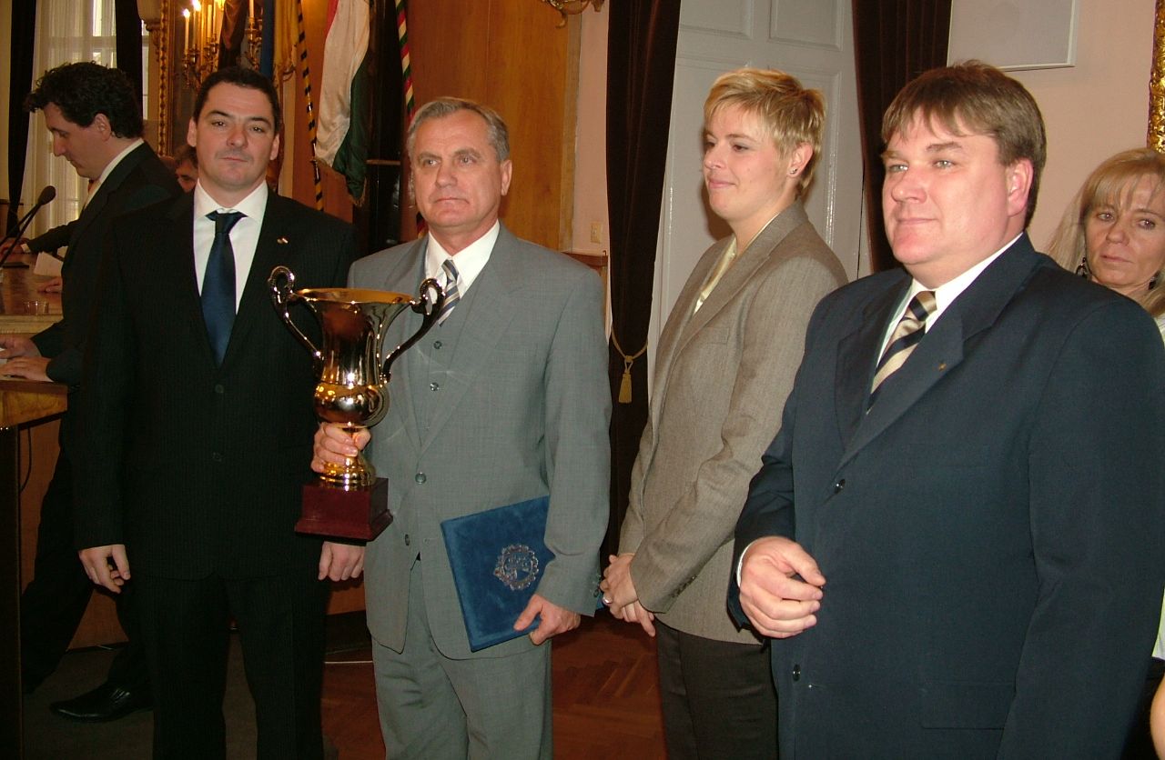 Dr. Szűcs Lajos a Sportkarácsony díjátadóján
