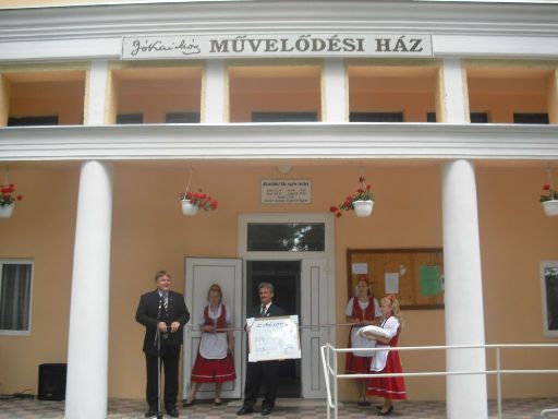 Felújított művelődési ház Táborfalván
