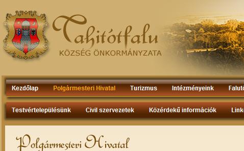 Útátadás Tahitótfalun