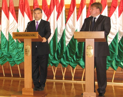 Orbán Viktor és Szűcs Lajos