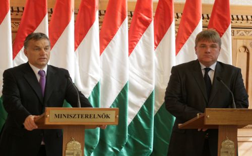 Orbán Viktor, Szűcs Lajos forrás: MTI