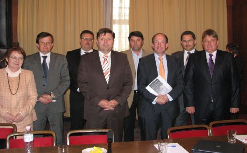 Pascal Goergen a megyei elnökökkel találkozott a hétfői budapesti villámlátogatása során