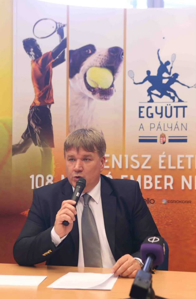 Szűcs Lajos, a Magyar Tenisz Szövetség (MTSZ) elnöke 